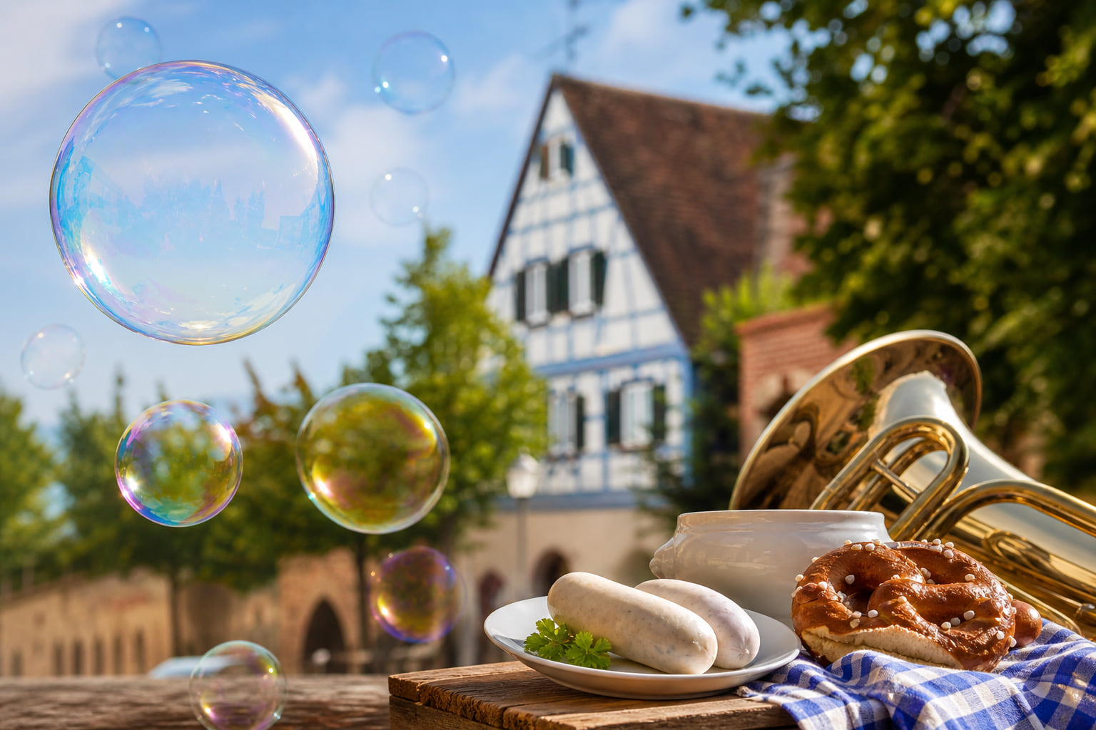 Quächemer Kerwe 2026: Riesenseifenblasen, Livemusik und Weißwurstfrühstück in Queichheim