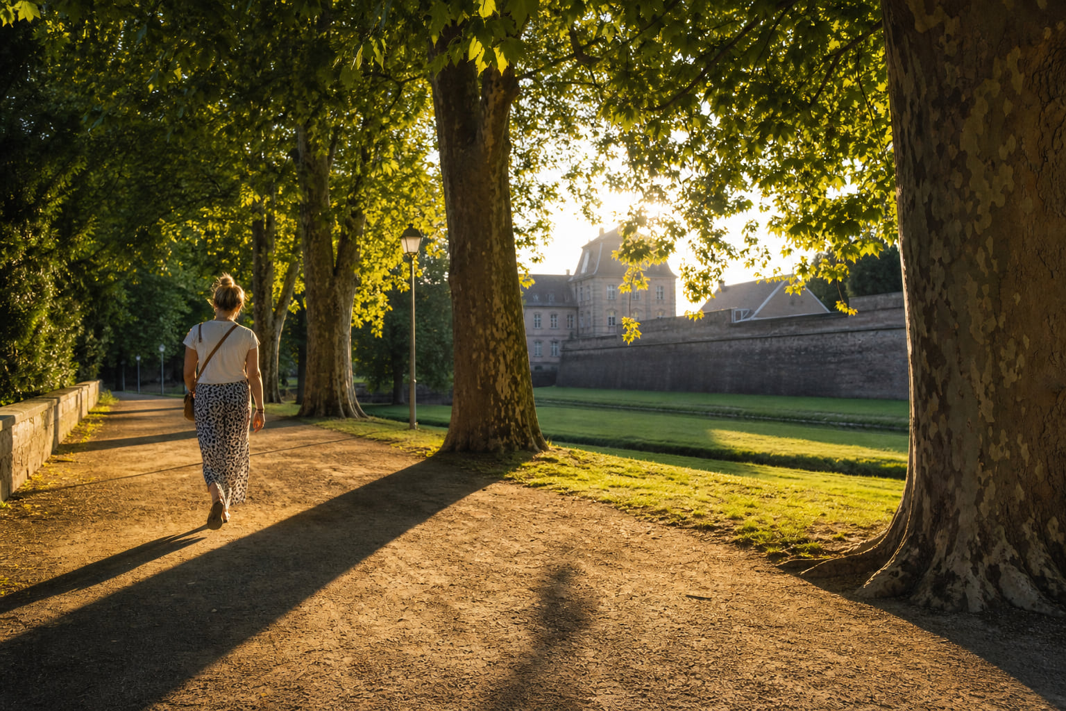 Schattenspiele im Queichpark: Das Leserfoto der Woche aus Landau