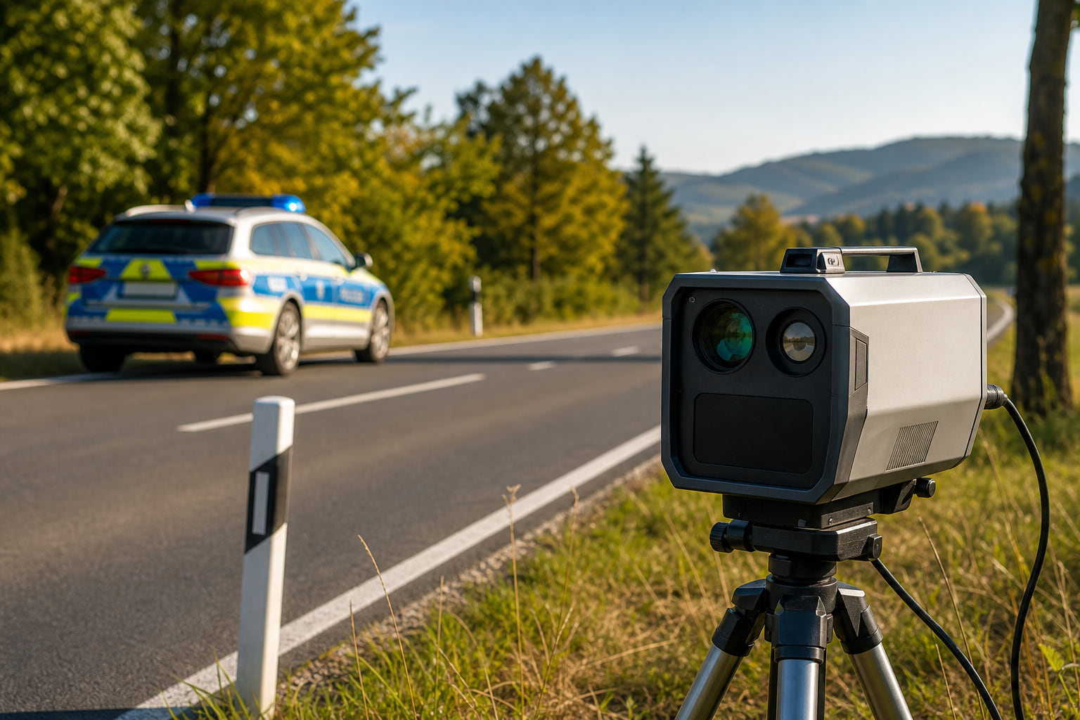 Zu schnell auf der Bienwald-B9: Jeder Sechste erwischt!