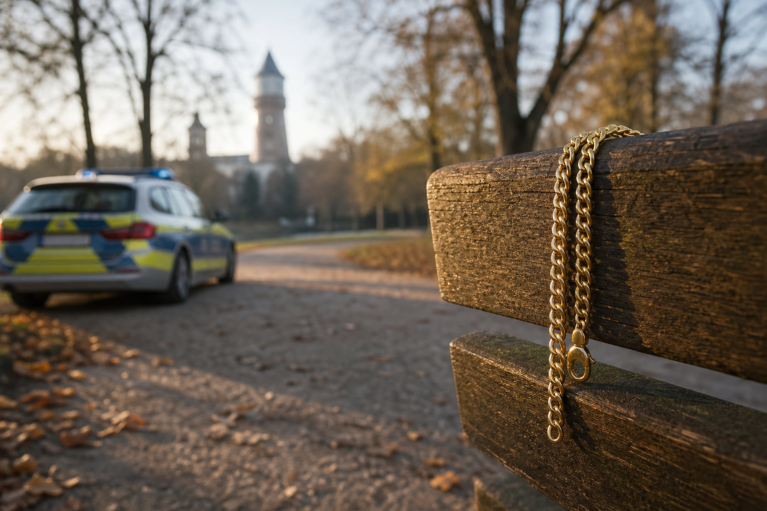 Raubdelikt im Ostpark: Goldkette entrissen – Polizei Landau ermittelt
