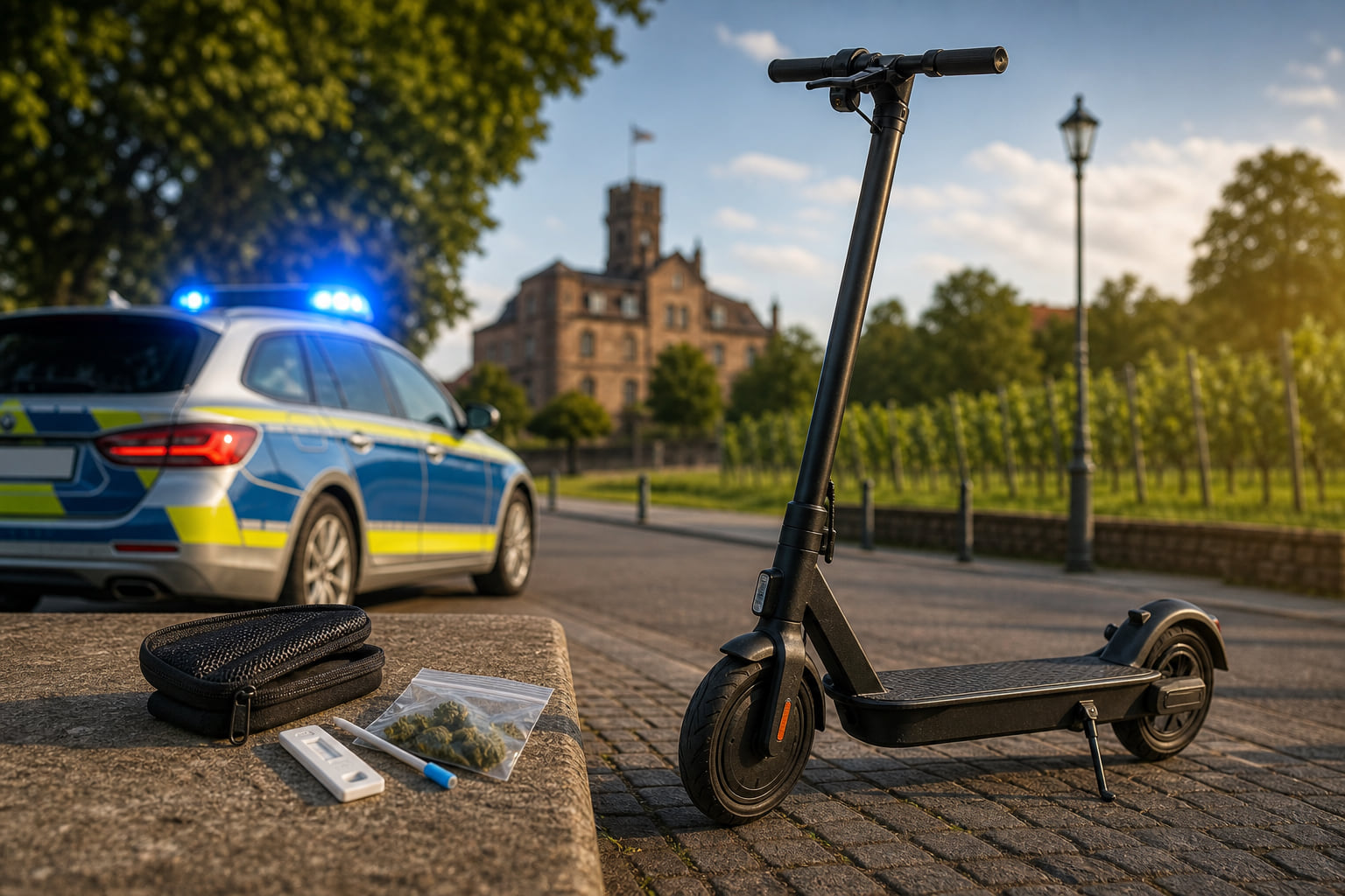 E-Scooter unter Drogeneinfluss: Polizei stoppt Fahrerin zwischen Gleiszellen-Gleishorbach und Pleisweiler-Oberhofen