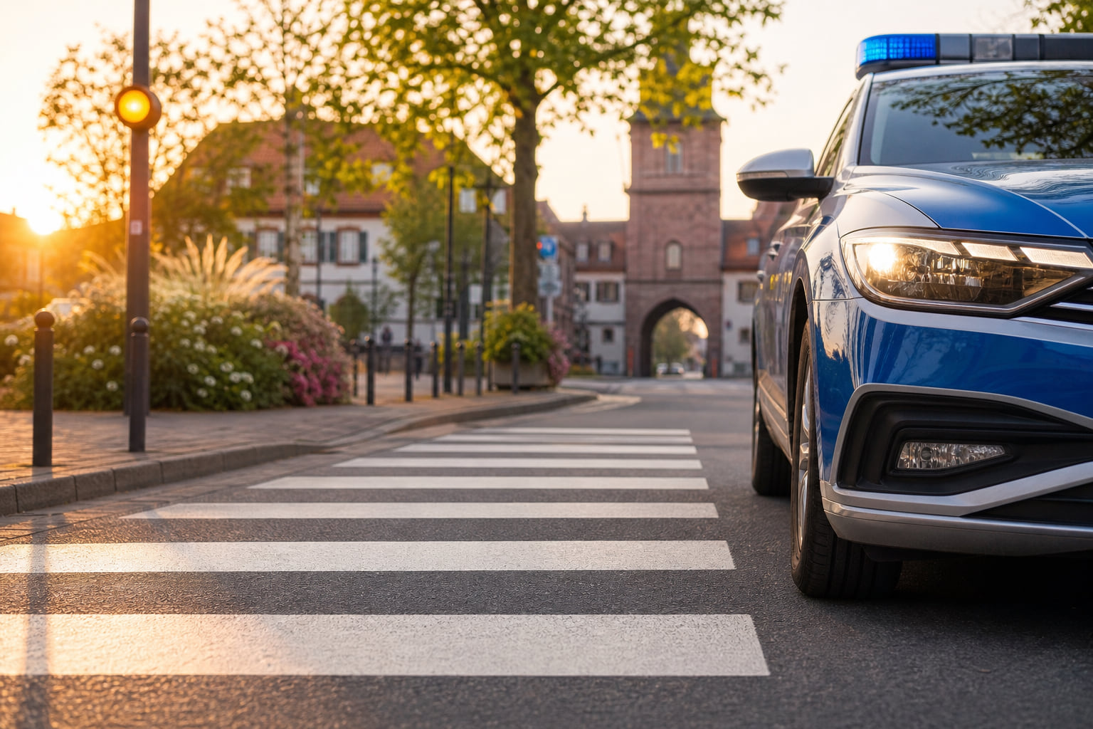 Unfall am Zebrastreifen in Herxheim: Fußgängerin verletzt – Fahrerin muss sich verantworten
