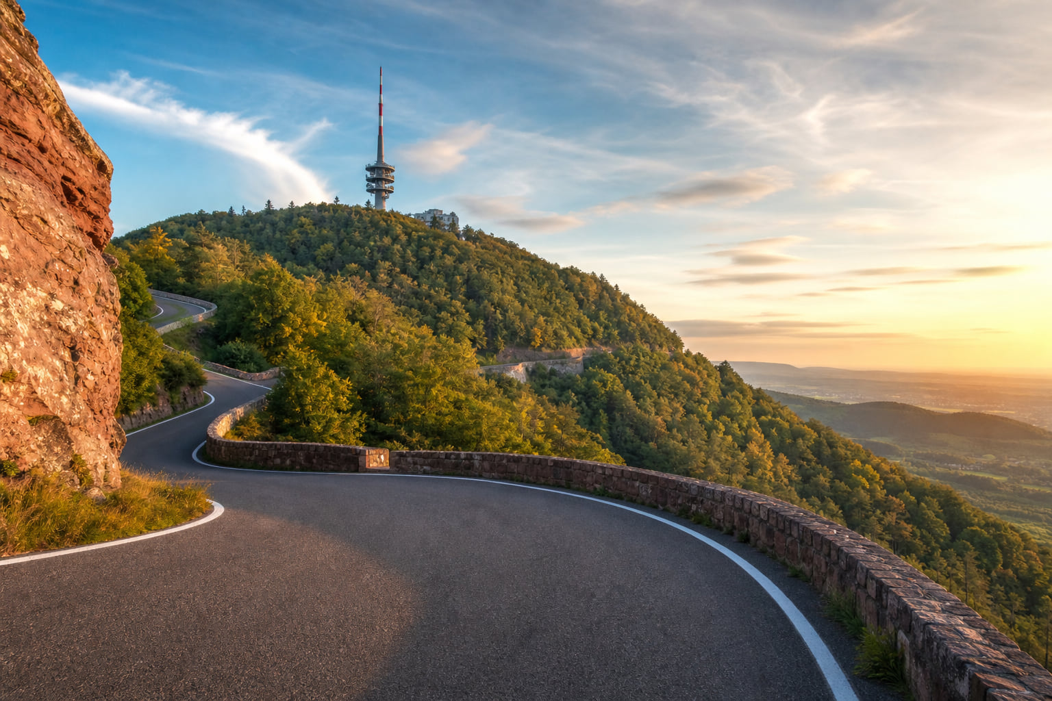 Deutschland Tour auf der Kalmit: Radsport-Spektakel auf dem höchsten Berg der Pfalz