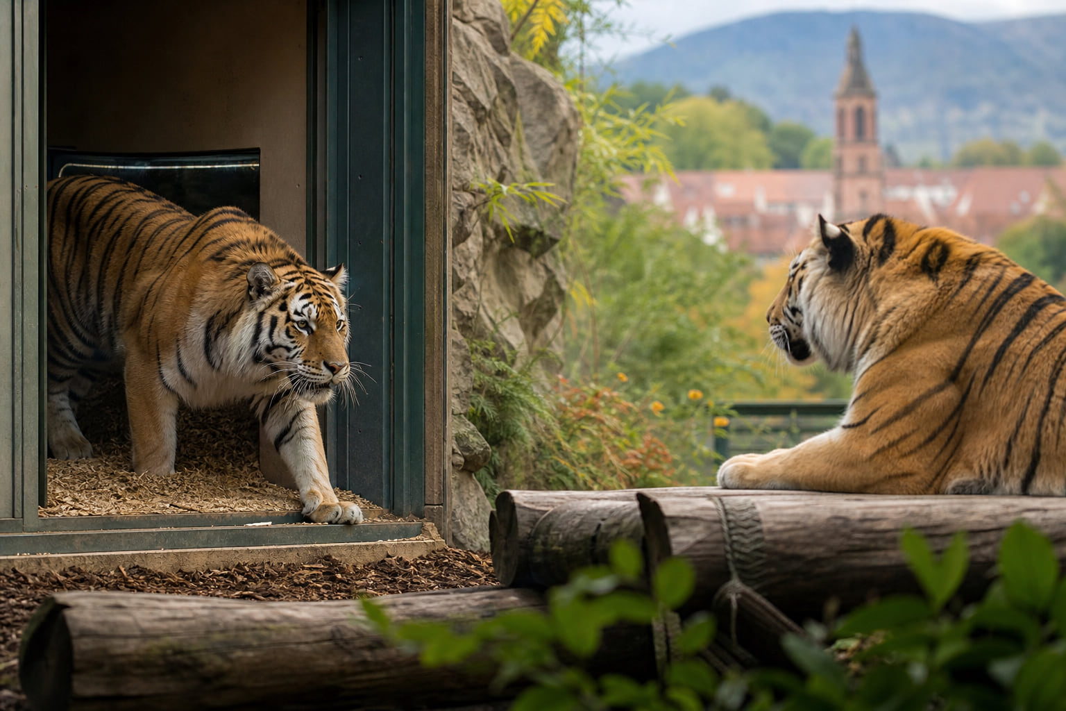 Willkommen zuhause, MANU! Sibirischer Tigerkater zieht in den Zoo Landau ein