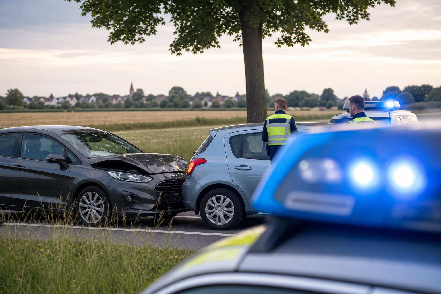 Auffahrunfall auf der L540 bei Bellheim: 20-Jährige leicht verletzt