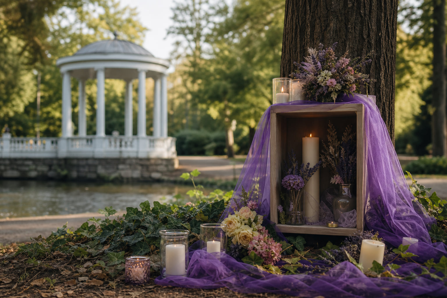Wir trauern: Schrein für Femizidopfer im Landauer Goethepark aufgetaucht