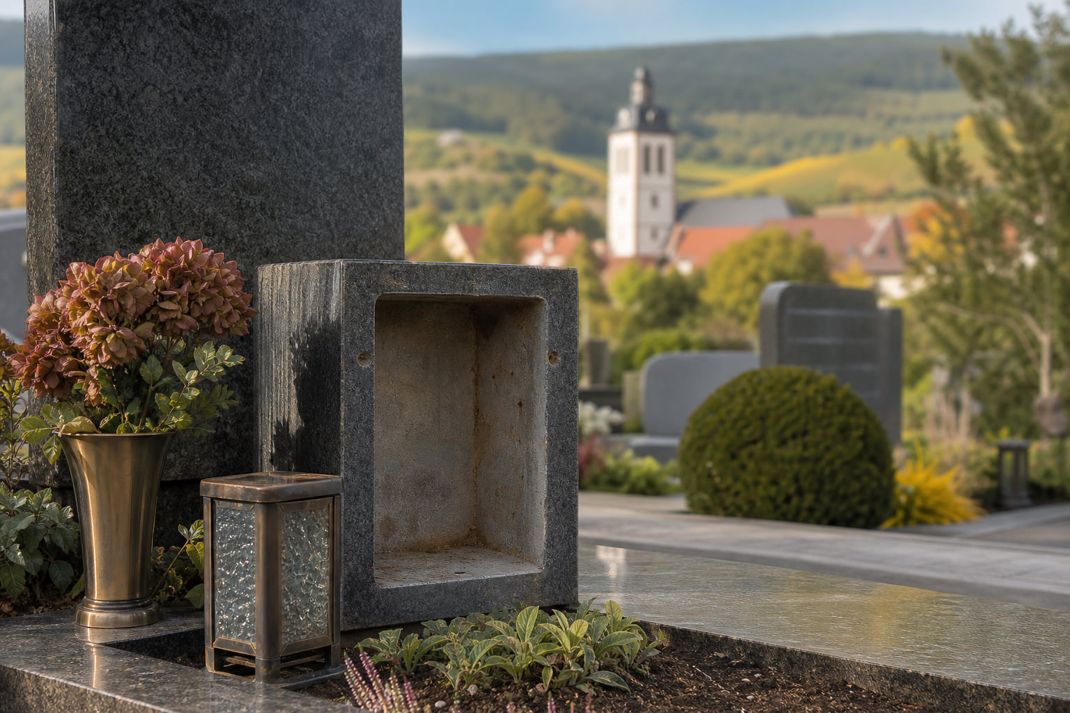 Diebstahl auf dem Friedhof: Bronzefigur in Kirrweiler gestohlen