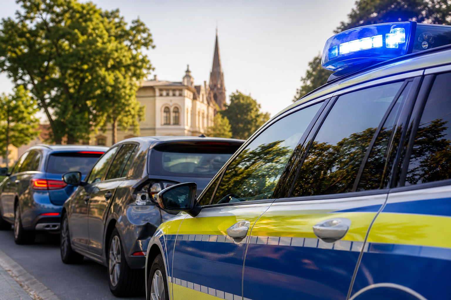 Auffahrunfall am Nordring: Zwei Personen leicht verletzt – Strafverfahren eingeleitet