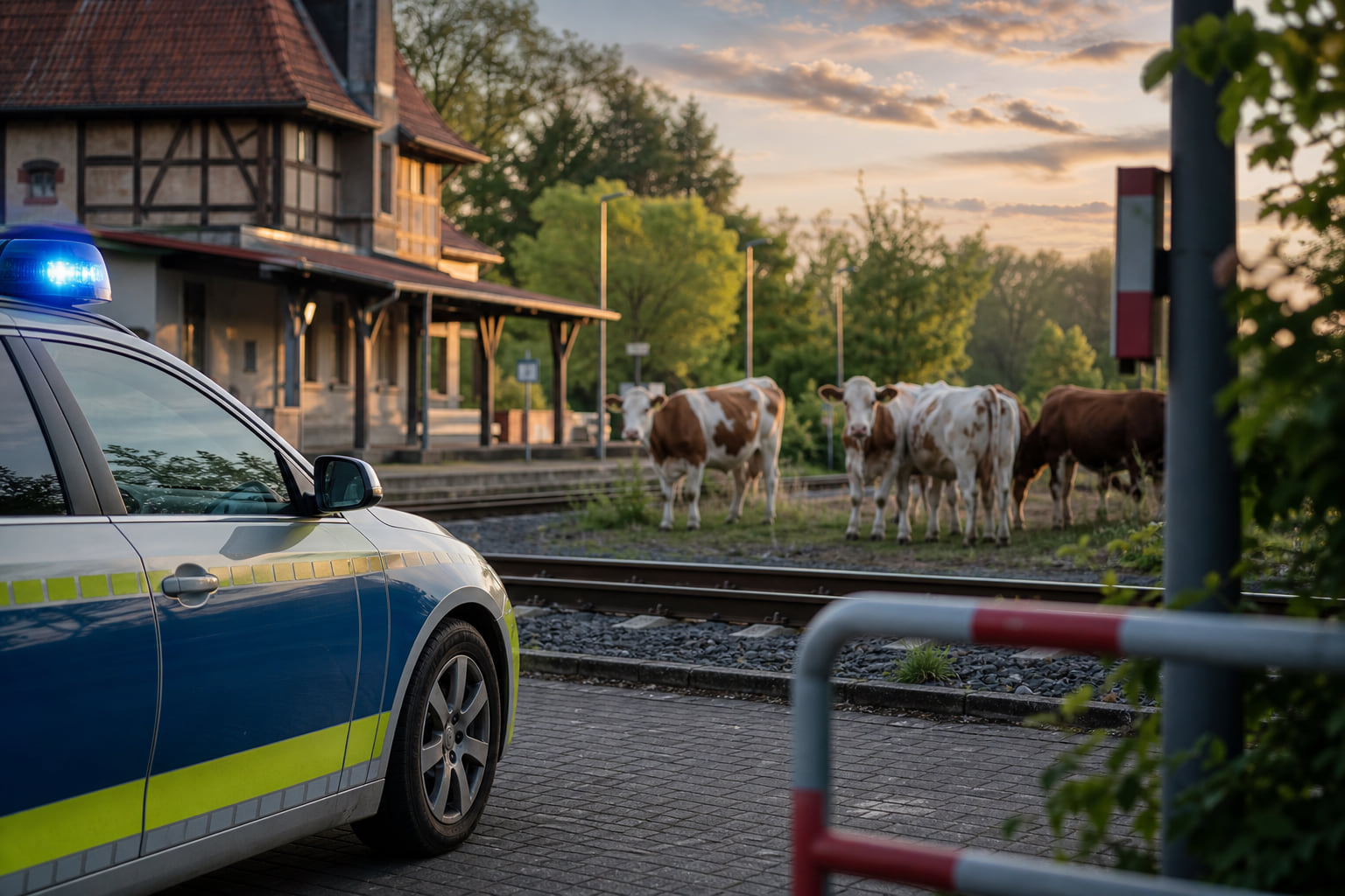 Kuhalarm am Bahnhof: Ausflug mit Hindernissen in Steinweiler