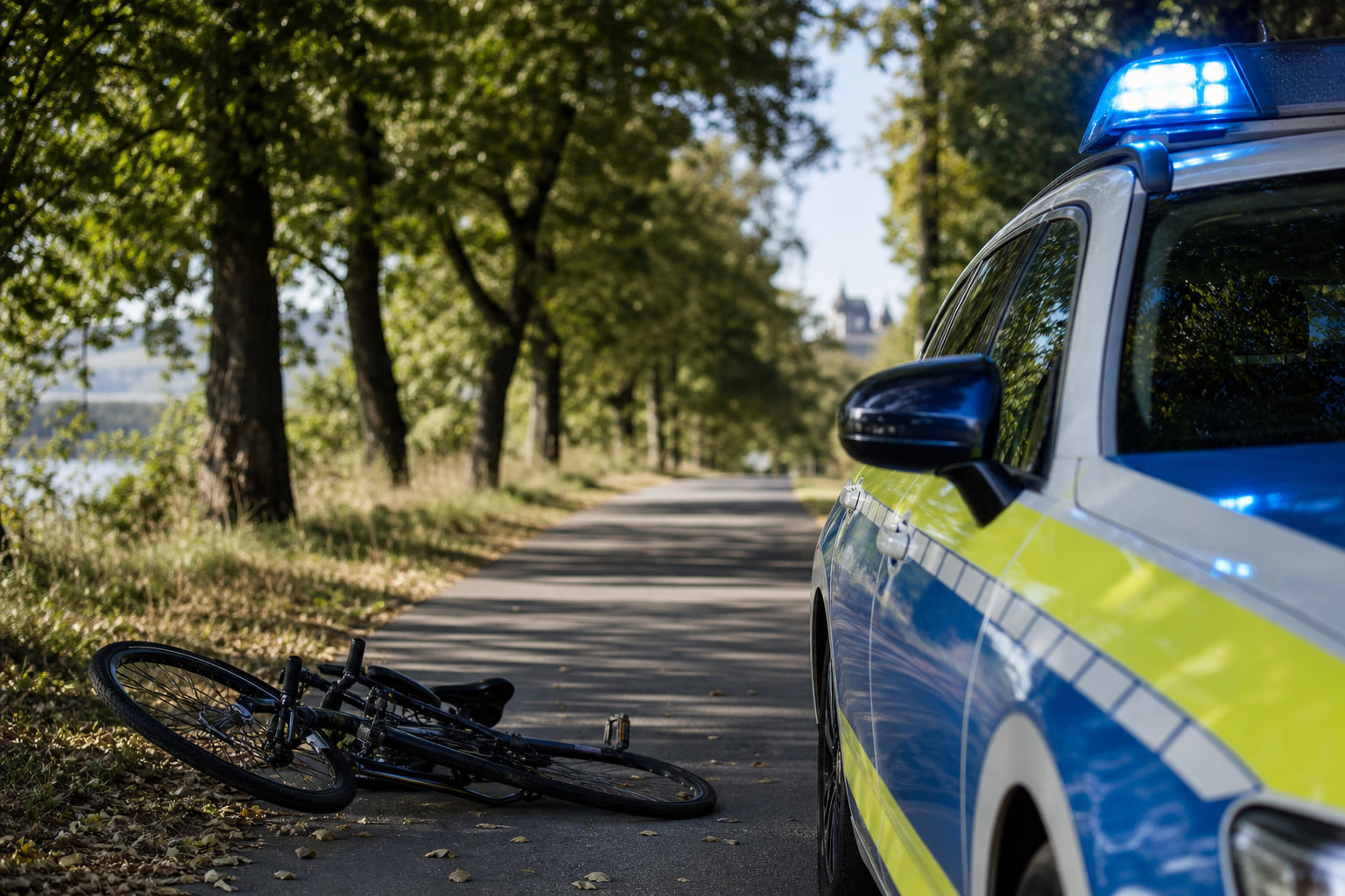 Messer-Bedrohung auf dem Radweg: Polizei sucht Zeugen aus Wörth