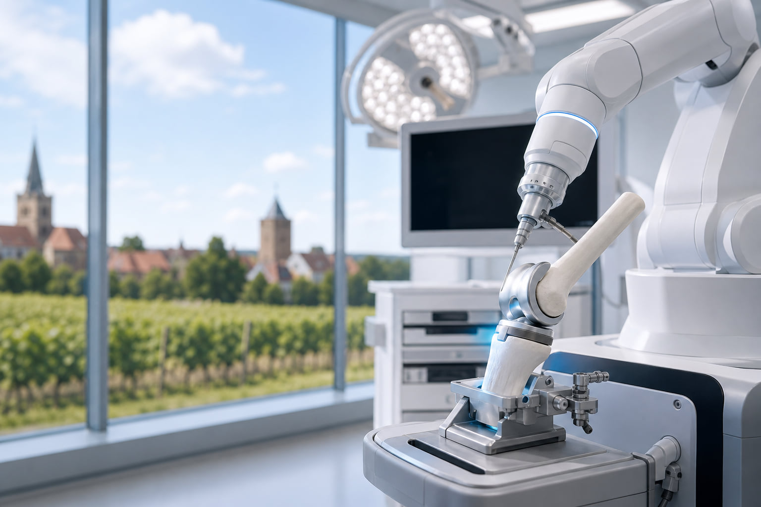 Wenn der Roboter beim Kniegelenk-Ersatz hilft: Neue Technik in der Südpfalz