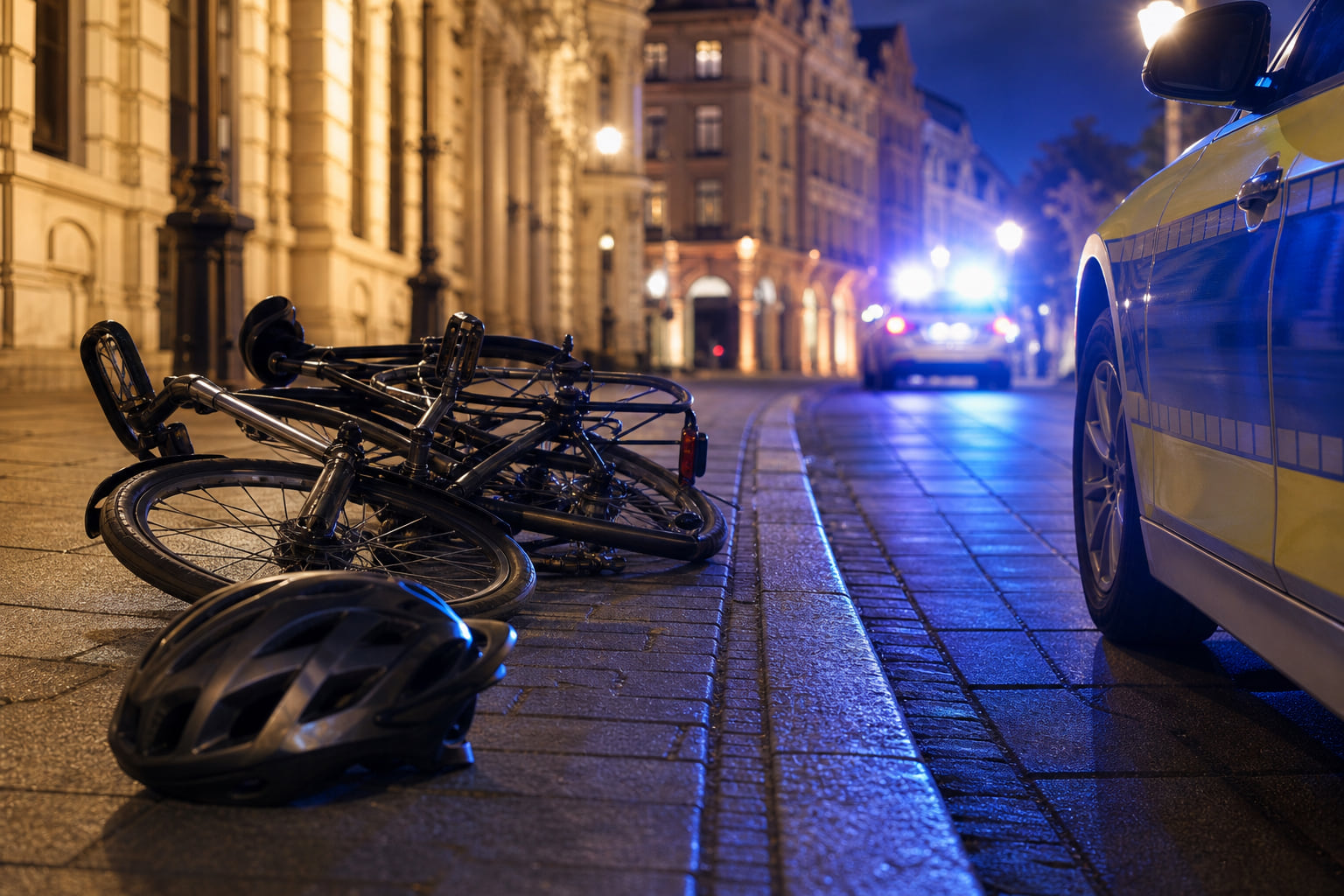 Sturz auf der Maximilianstraße: Fahrradfahrer mit 2,48 Promille unterwegs