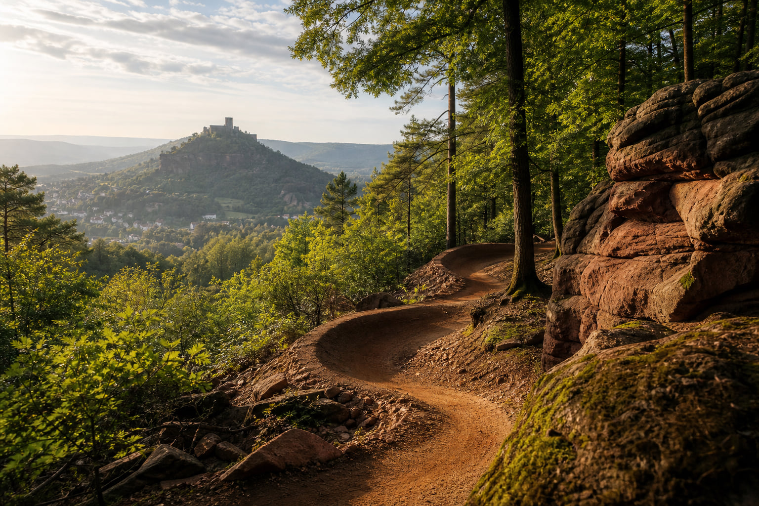 Neuer MTB-Trail zwischen Trifels und Annweiler: Fahrspaß für alle geplant!
