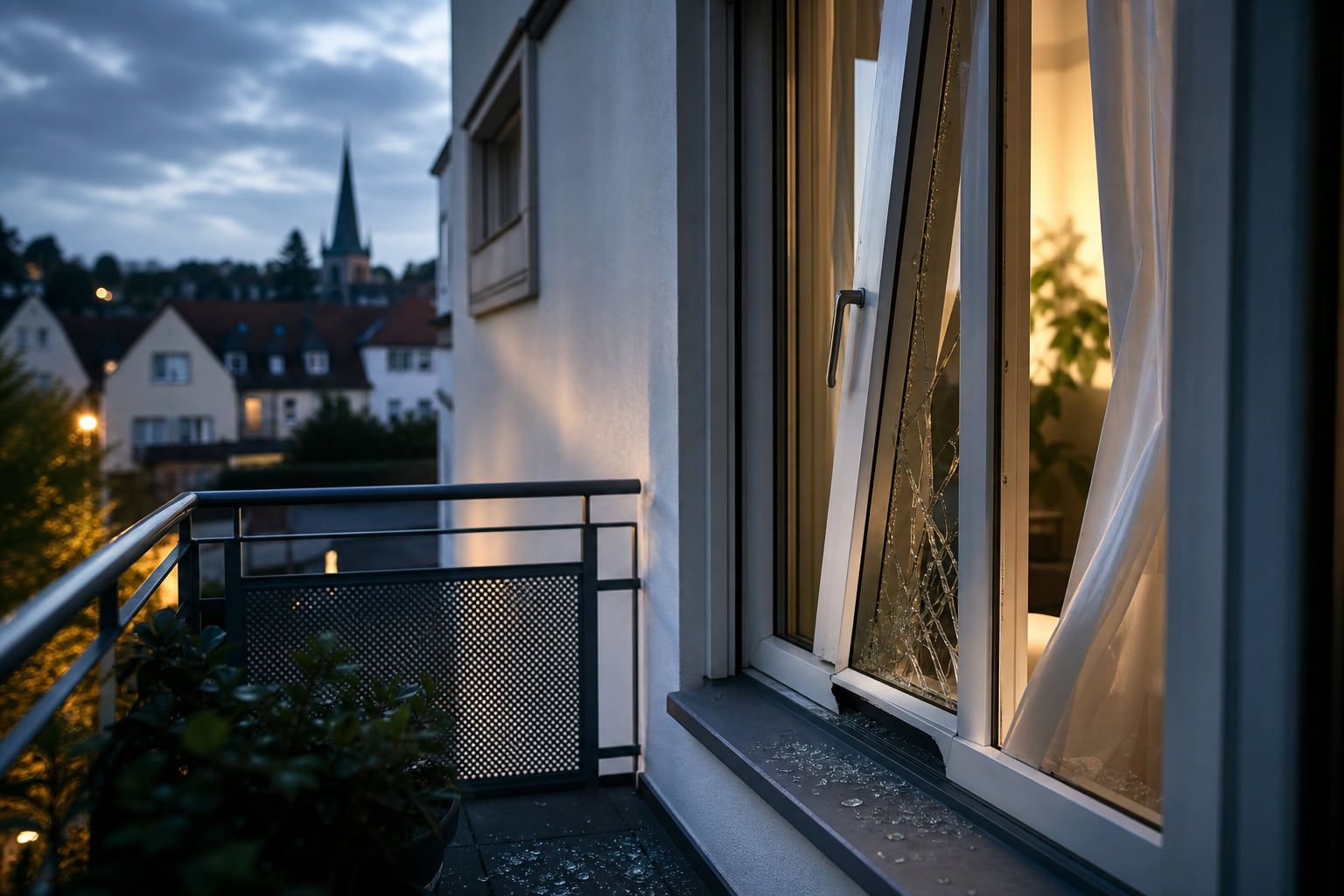 Einbruch in Germersheim: Unbekannte dringen über Balkonfenster in Wohnhaus ein