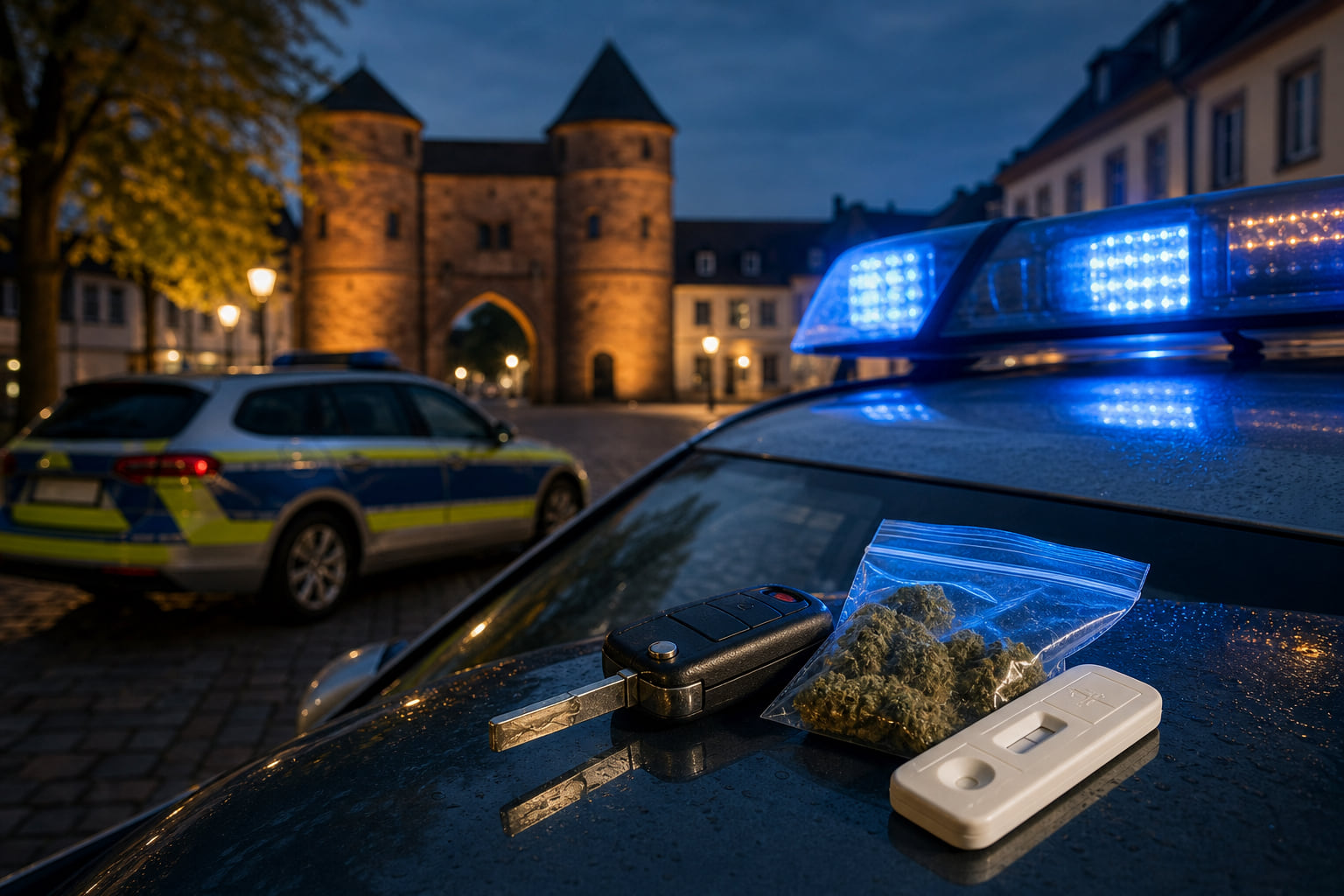 Kontrolle in Germersheim: Ohne Führerschein und mit Drogen am Steuer erwischt