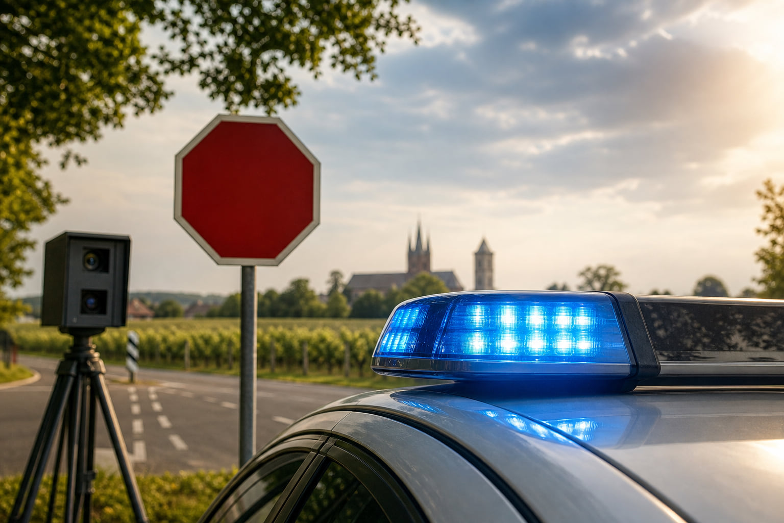 Stopp-Schild bei Kandel-Nord im Visier der Polizei