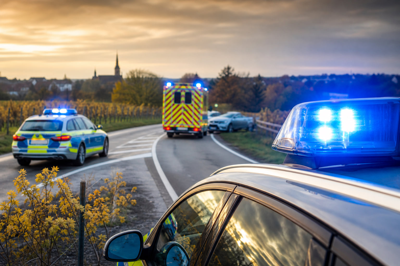 Zwei Unfälle an einem Tag: B272 bei Bornheim sorgt für Verkehrschaos