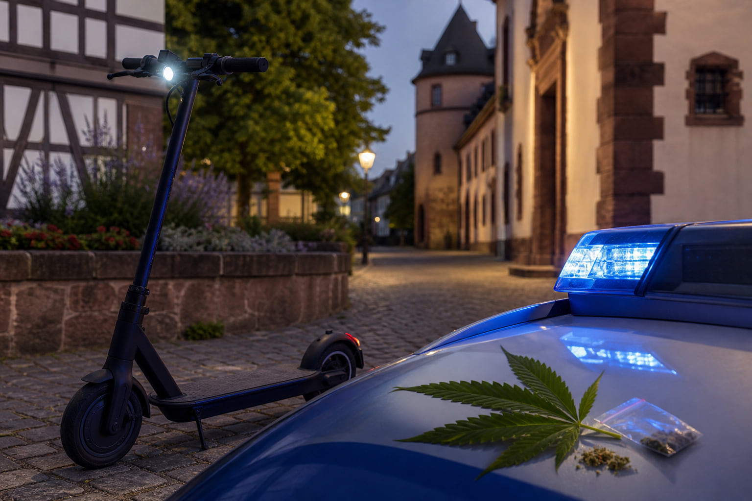 Kiffen und E-Scooter fahren? In Rheinzabern ging das schief