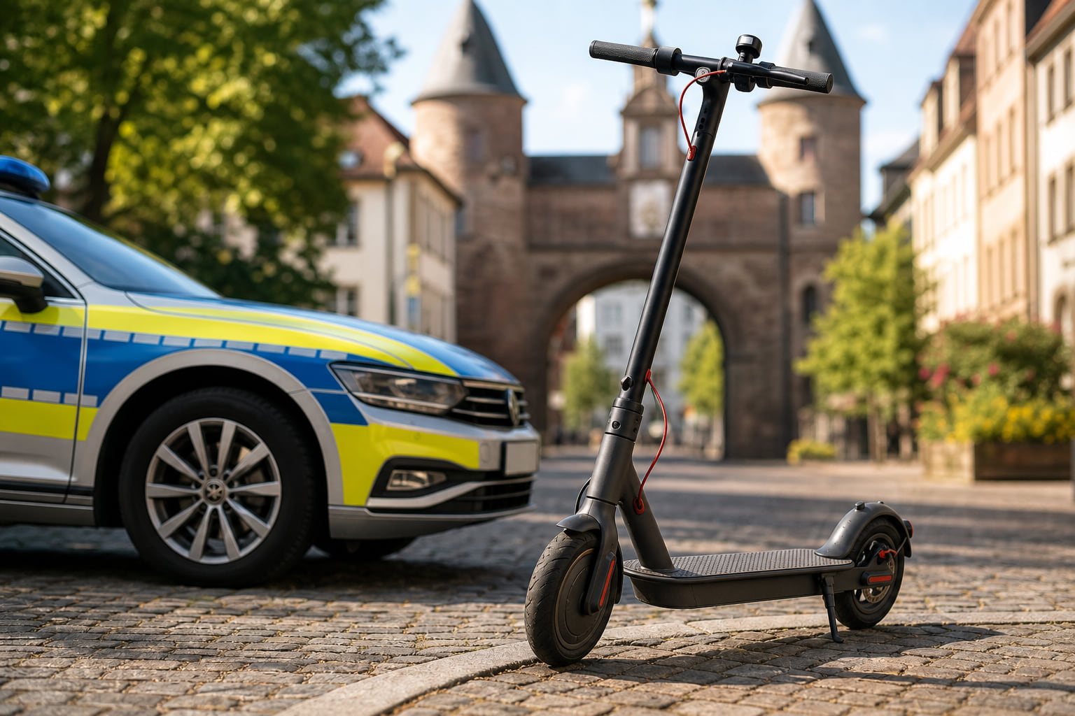 Ohne Versicherung unterwegs: E-Scooter-Kontrolle in Kandel sorgt für Anzeigen